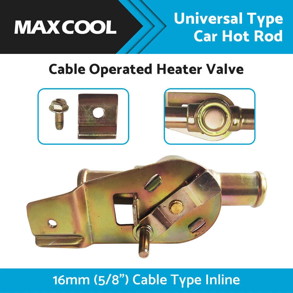 Heater Tap Valve for Ford E Series (Universal, 16mm Cable Type)