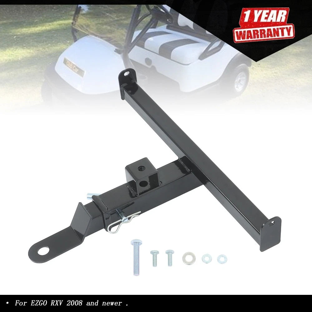 Trailer Hitch for EZGO RXV (2008–Present) Black Bumper Mount