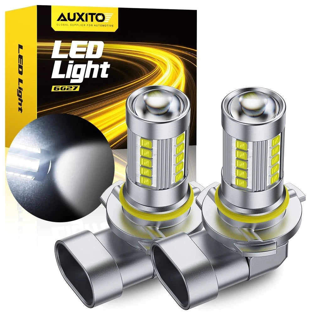 2X 9006 LED Headlight Bulbs Conversion Kit for Foglight DRL (6500K)