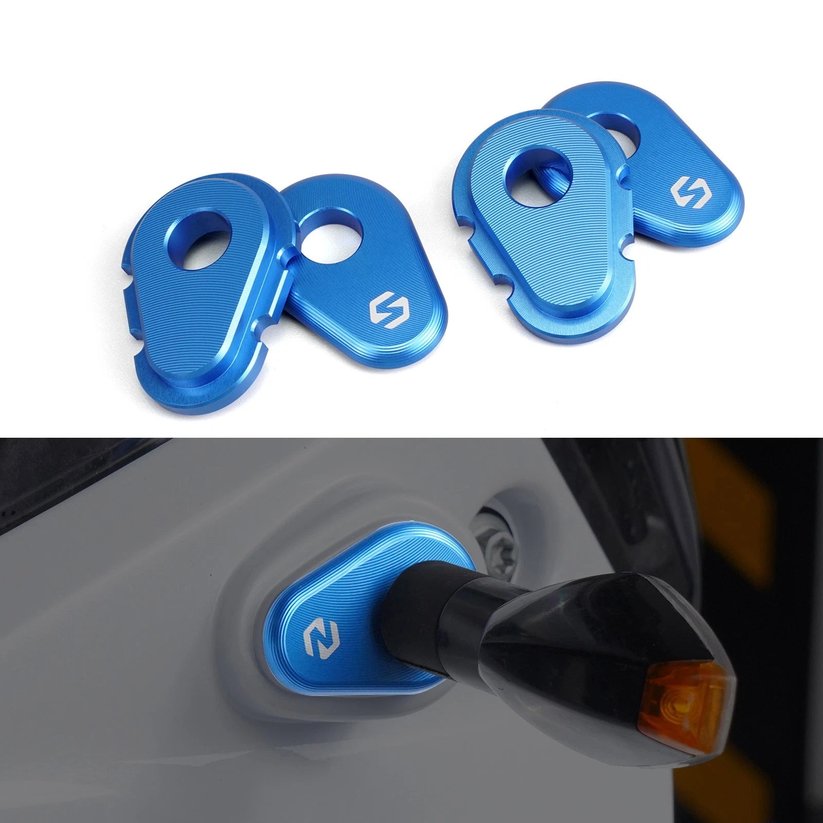 Turn Signal Indicator Adapter Spacers for Yamaha Tenere 700 (2019–2024)