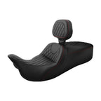 Driver Passenger Seat & Rider Backrest Pad for Harley Electra Glide (2009–2023)