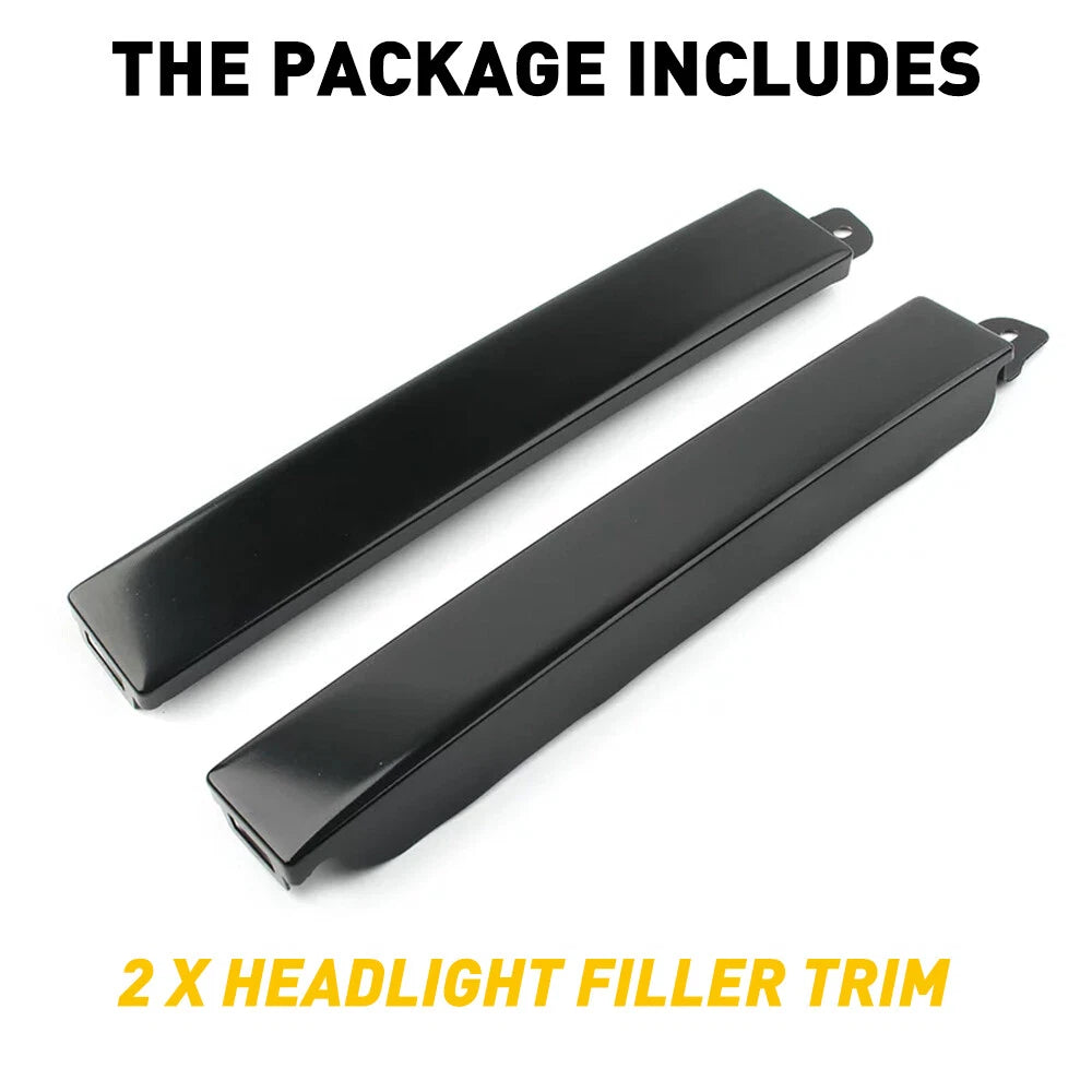 Set of 2 Headlight Molding Trim for Toyota 4Runner (1996–2001)