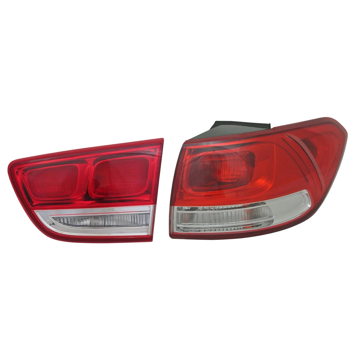 Set of 2 TYC Tail Light Lamp Assembly for Kia Sorento (2016–2018)