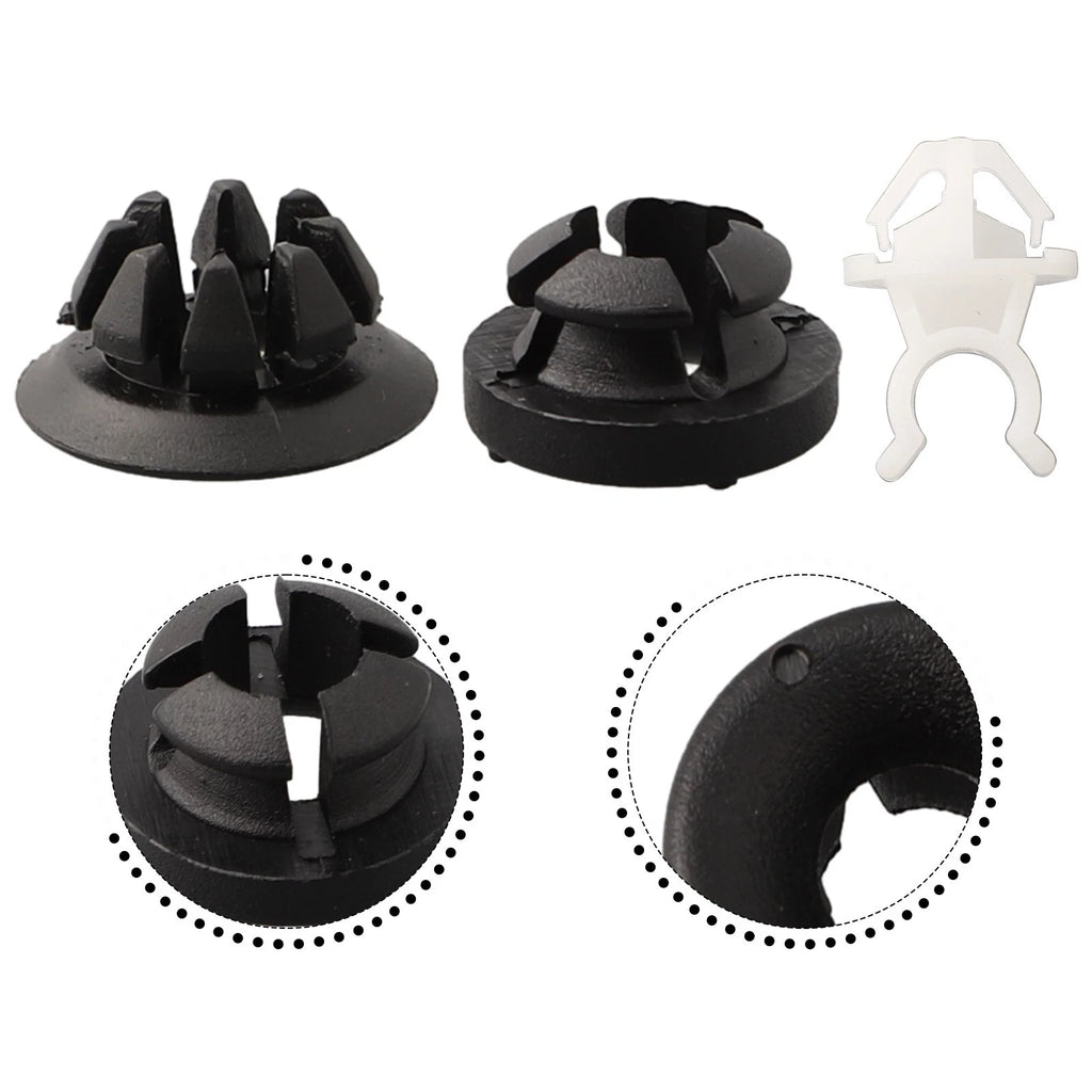 3X Hood Support Rod Clips for 91503-SS0-003 Black
