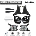 Set of 2 Front Bumper Fog Lights for Kia Sportage (2017–2018)