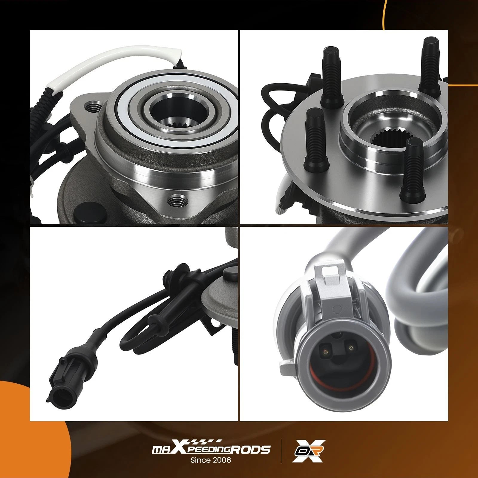 Front 5 Bolt Wheel Hub Bearing for Ford Ranger/Explorer (2000–2009) 515003 4WD