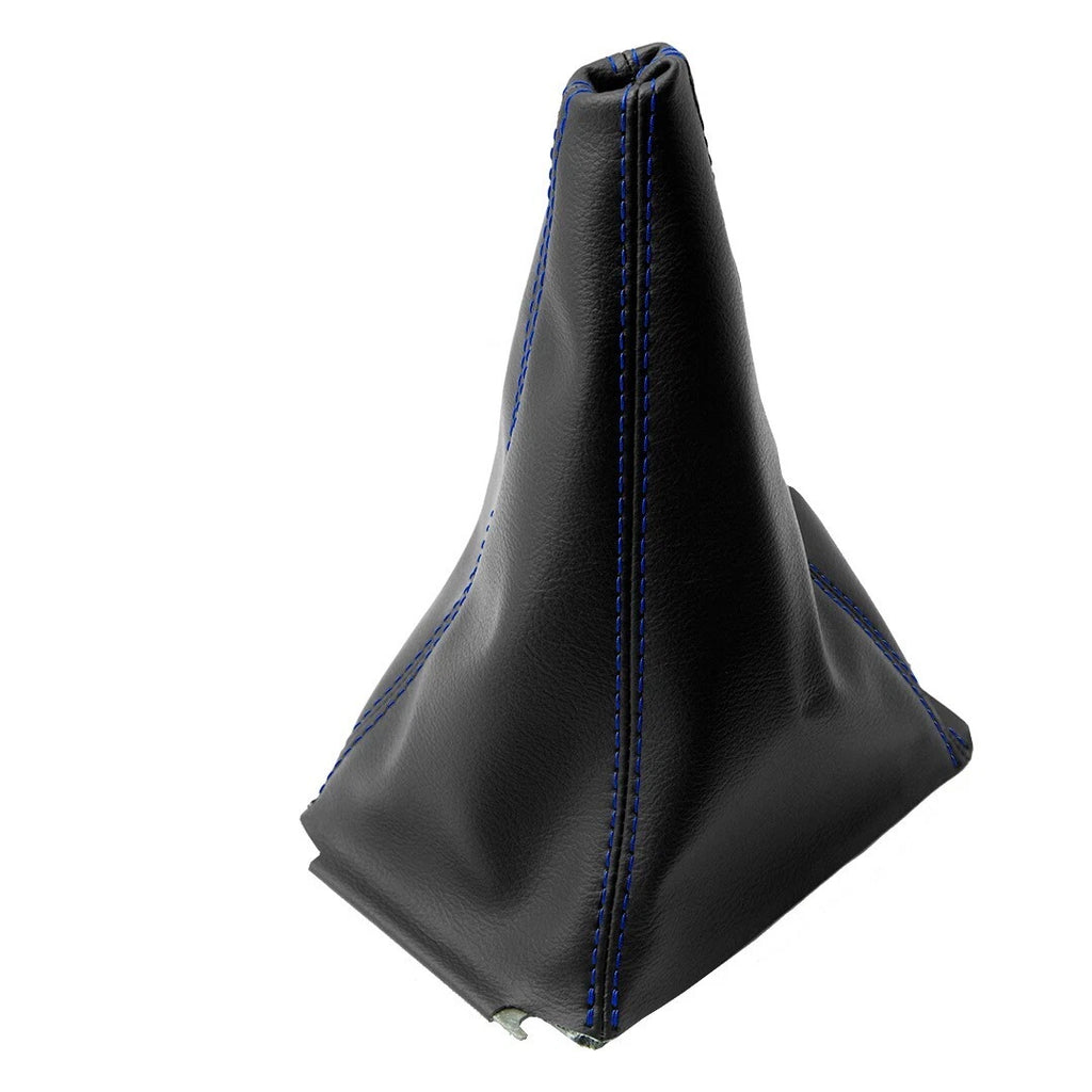 Manual Shift Boot for Jeep Wrangler (2003–2006) Blue Stitch Leather Synthetic