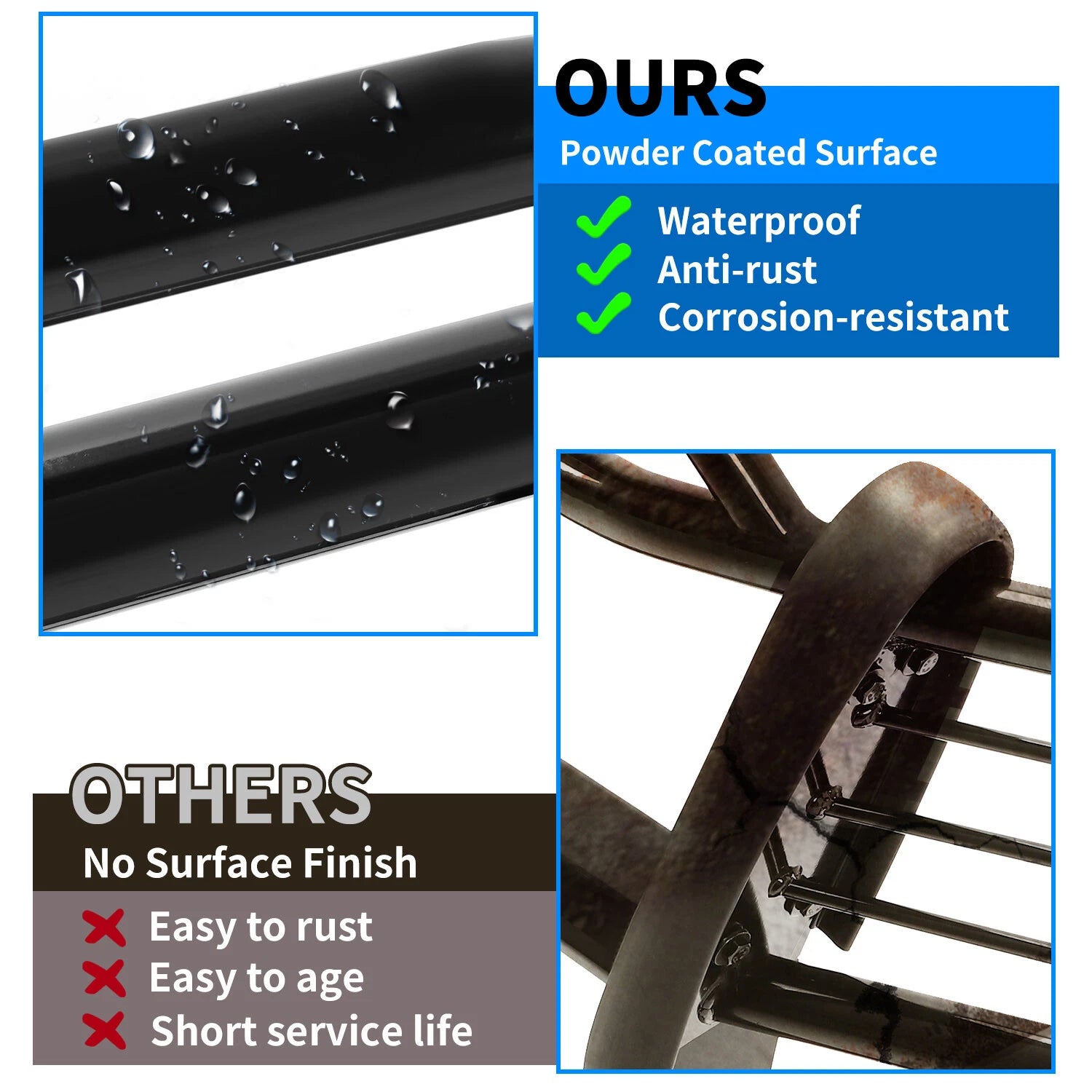 Black Steel Bumper Grille Brush Guard for Ford Explorer (2002–2005)