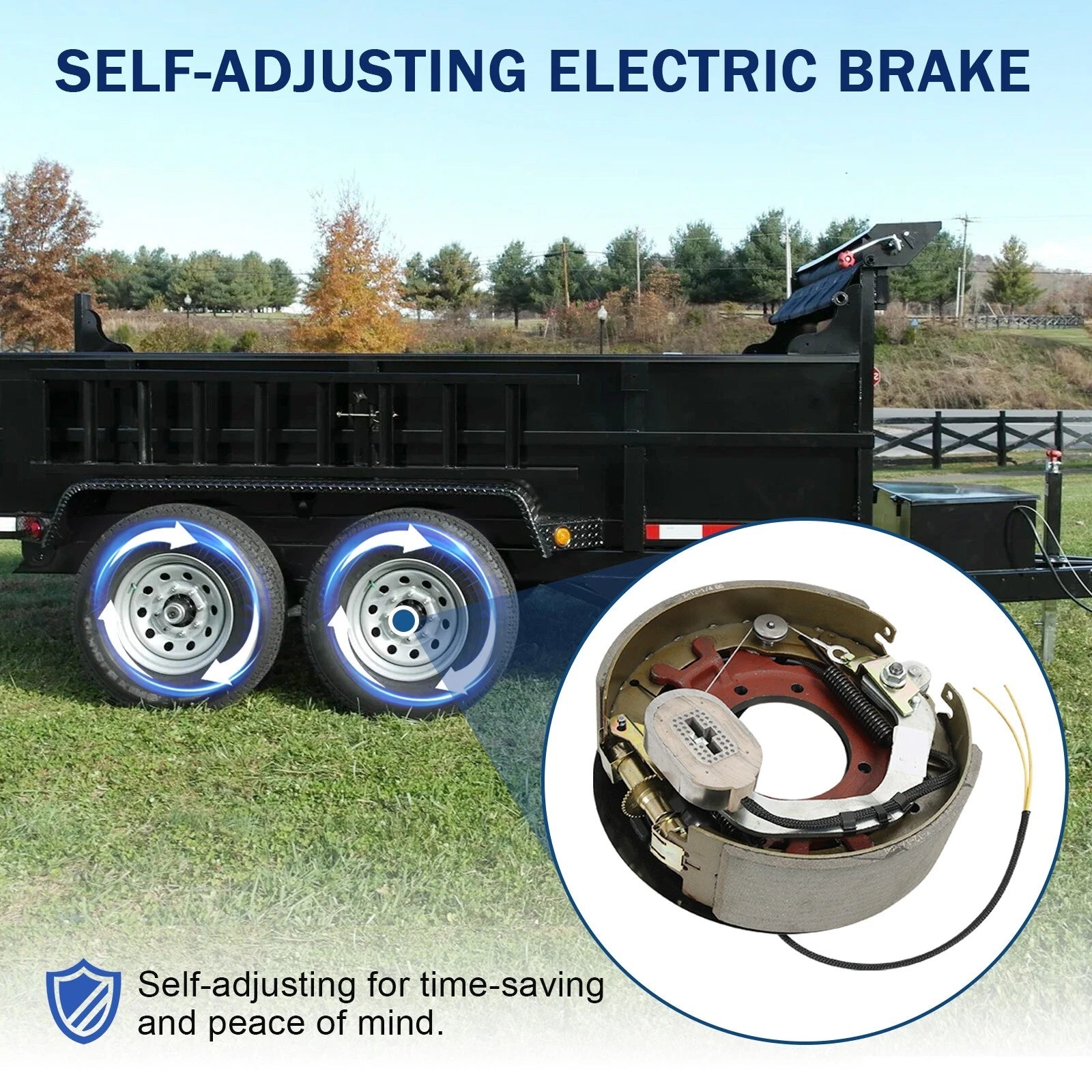 Pair of Electric Brake Backing Plates for Dexter Trailer (10K)