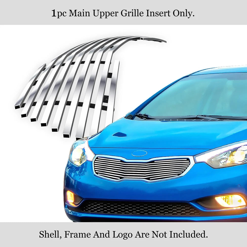 Stainless Chrome Billet Grille Insert for Kia Forte (2014-2016)