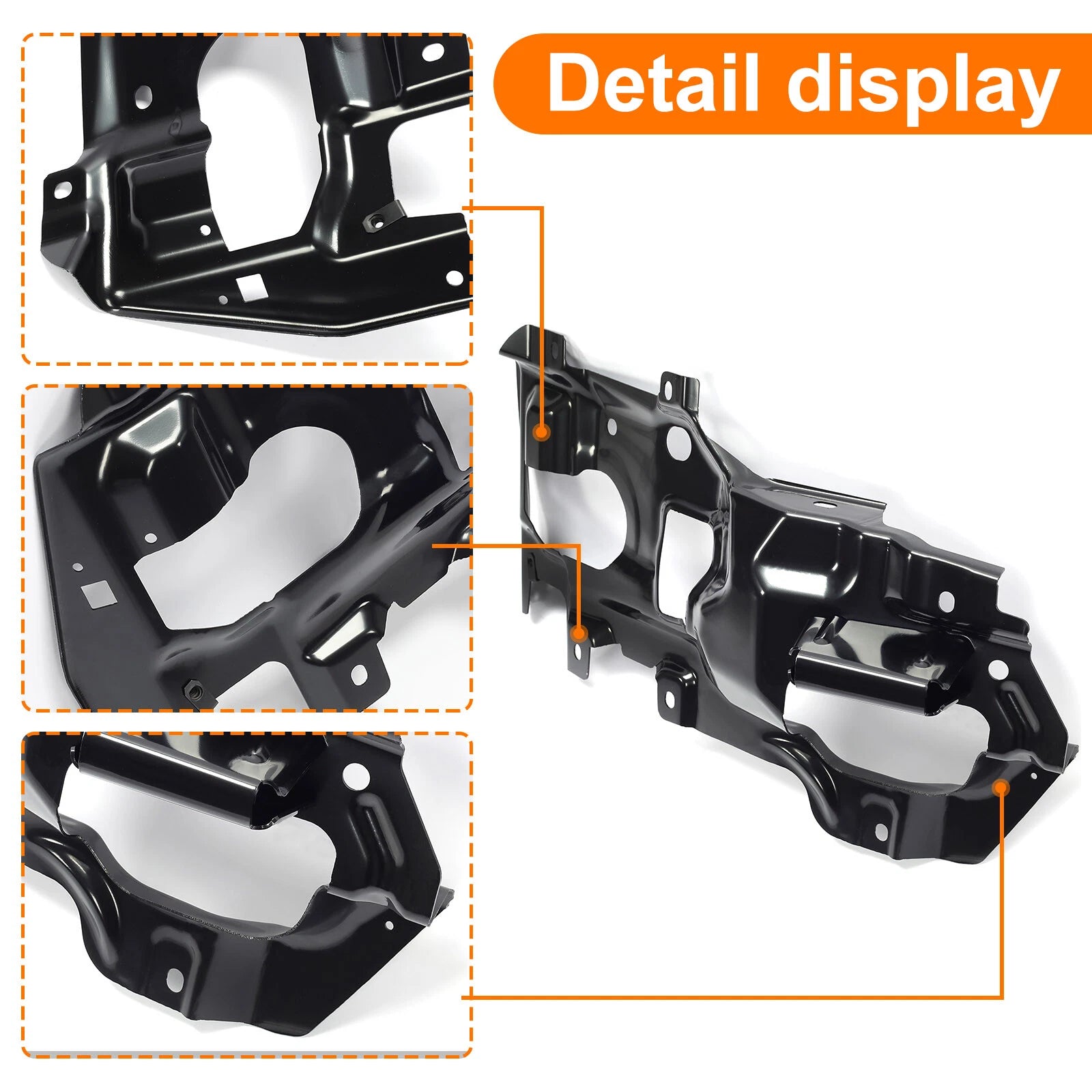 Front Passenger RH Bumper Support Bracket for GMC Sierra 1500 (2016–2018) #23381978