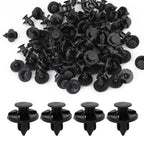 100pcs 8mm Hole Plastic Rivets Body Fastener Clips for Nissan 