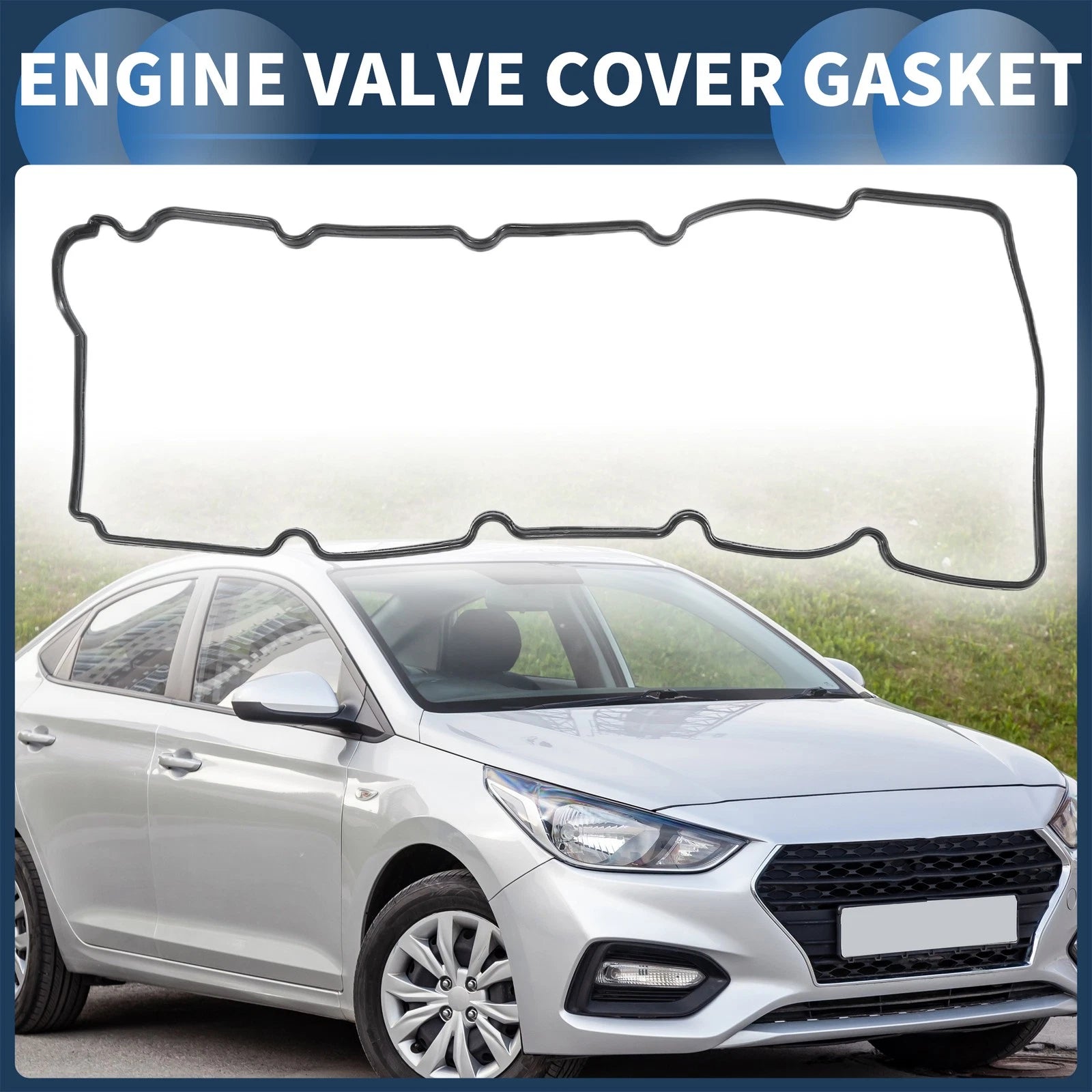Valve Cover Gasket No. 224412A100 for Hyundai Accent (2005–present) & Kia Rio (2005–present)