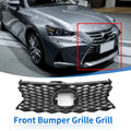 Front Upper Hood Bumper Grille for Lexus IS300 (2018–2021) No.5311253320 Black