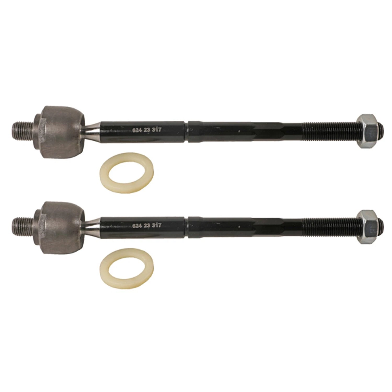 Set of 2 Front Inner Steering Tie Rod Ends for Mazda 3 (2019–2023)