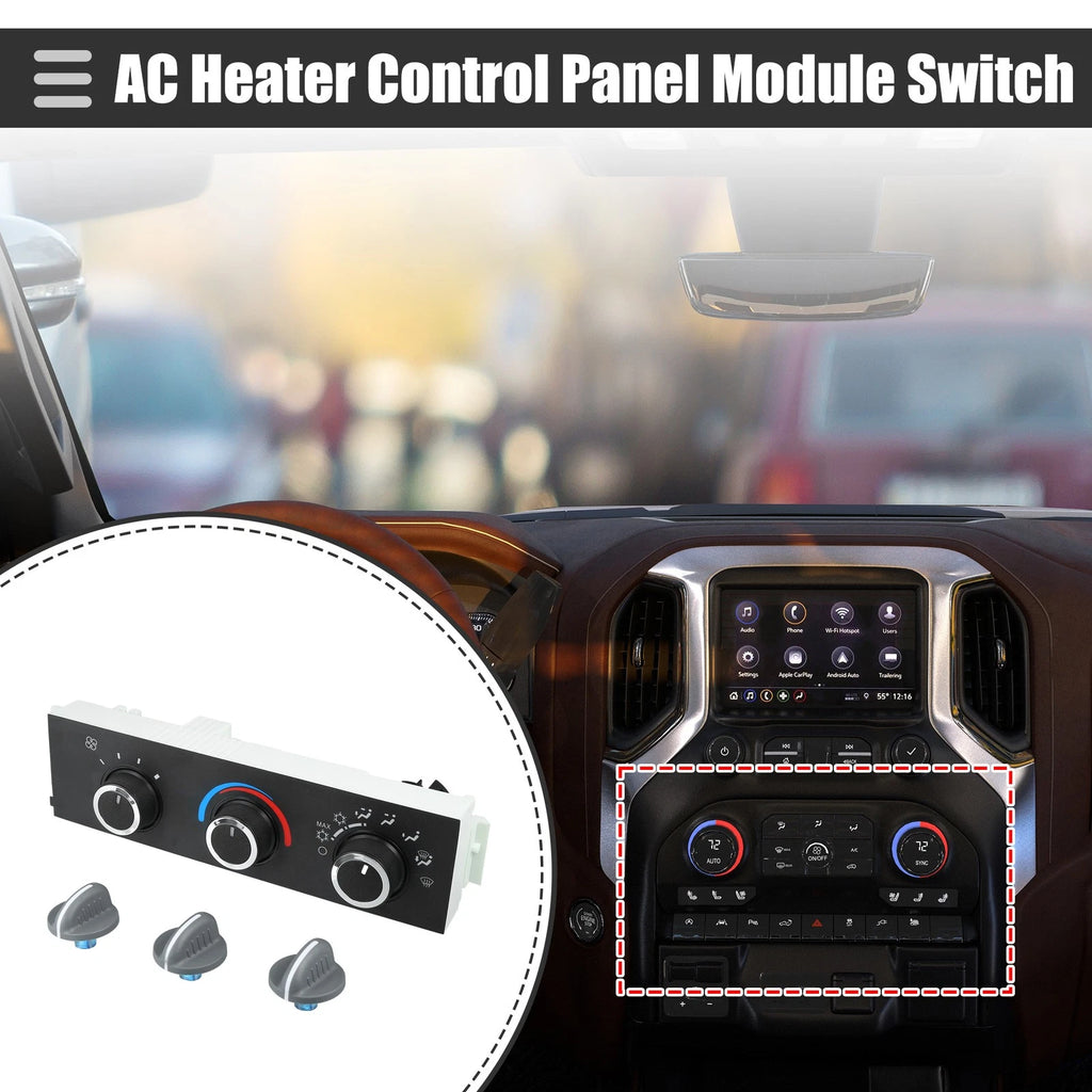Set of 1 HVAC A/C Heater Climate Control Panel for Chevrolet Astro (1996–2005)