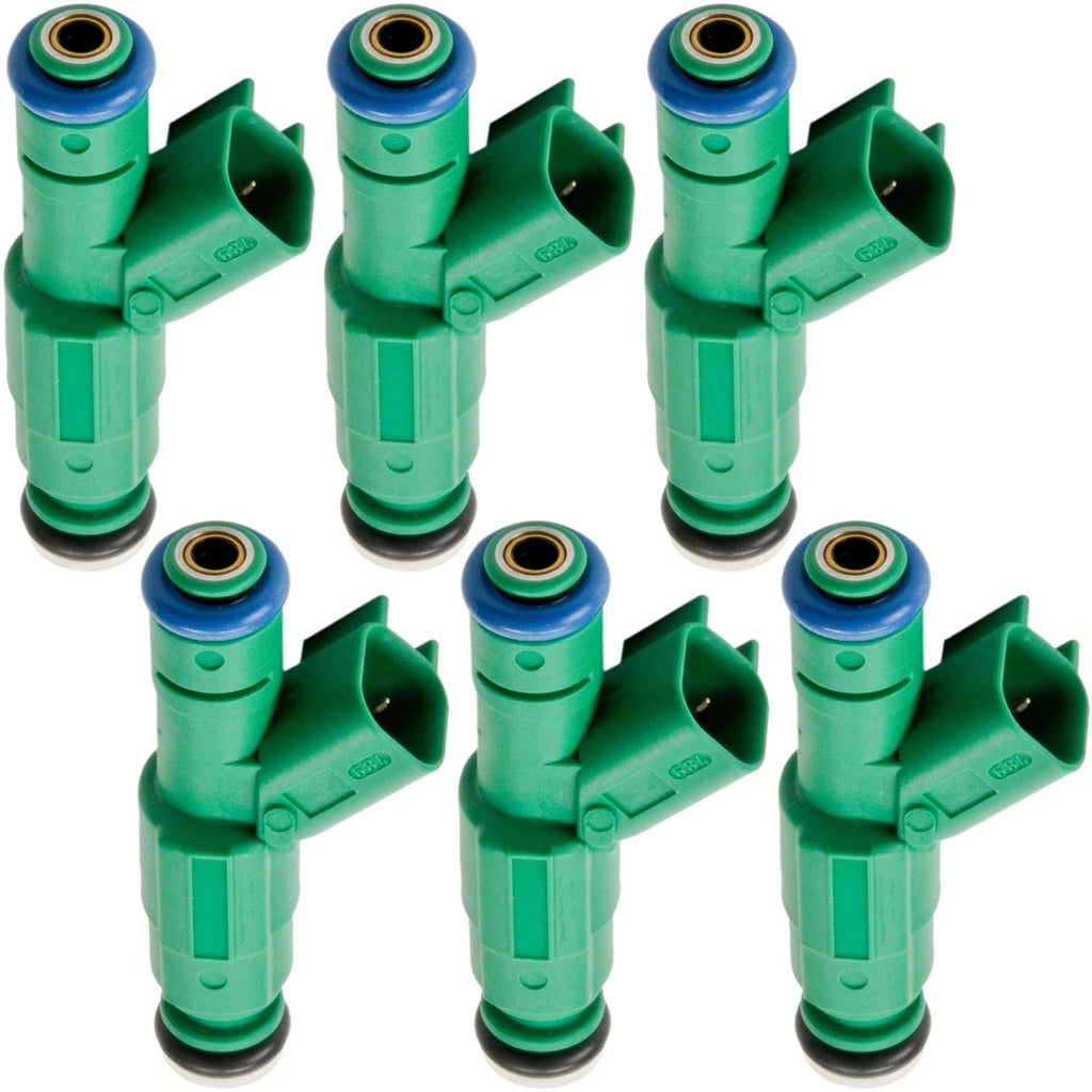 Set of 6 Fuel Injectors for Chrysler Town & Country, Dodge Grand Caravan (2008–2016)