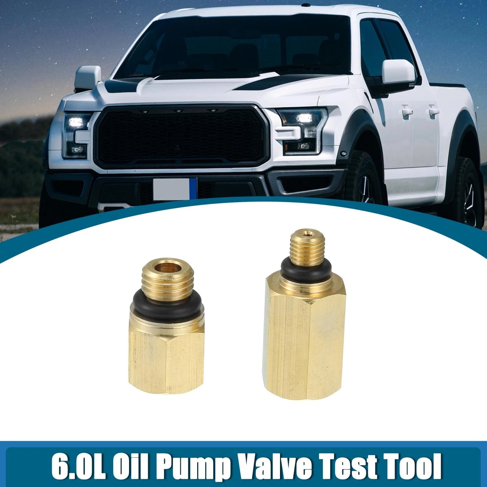 Fuel Rail Adapter Test Tool Gauge Kit for Ford 6.0L (2003–2007) 724708781220