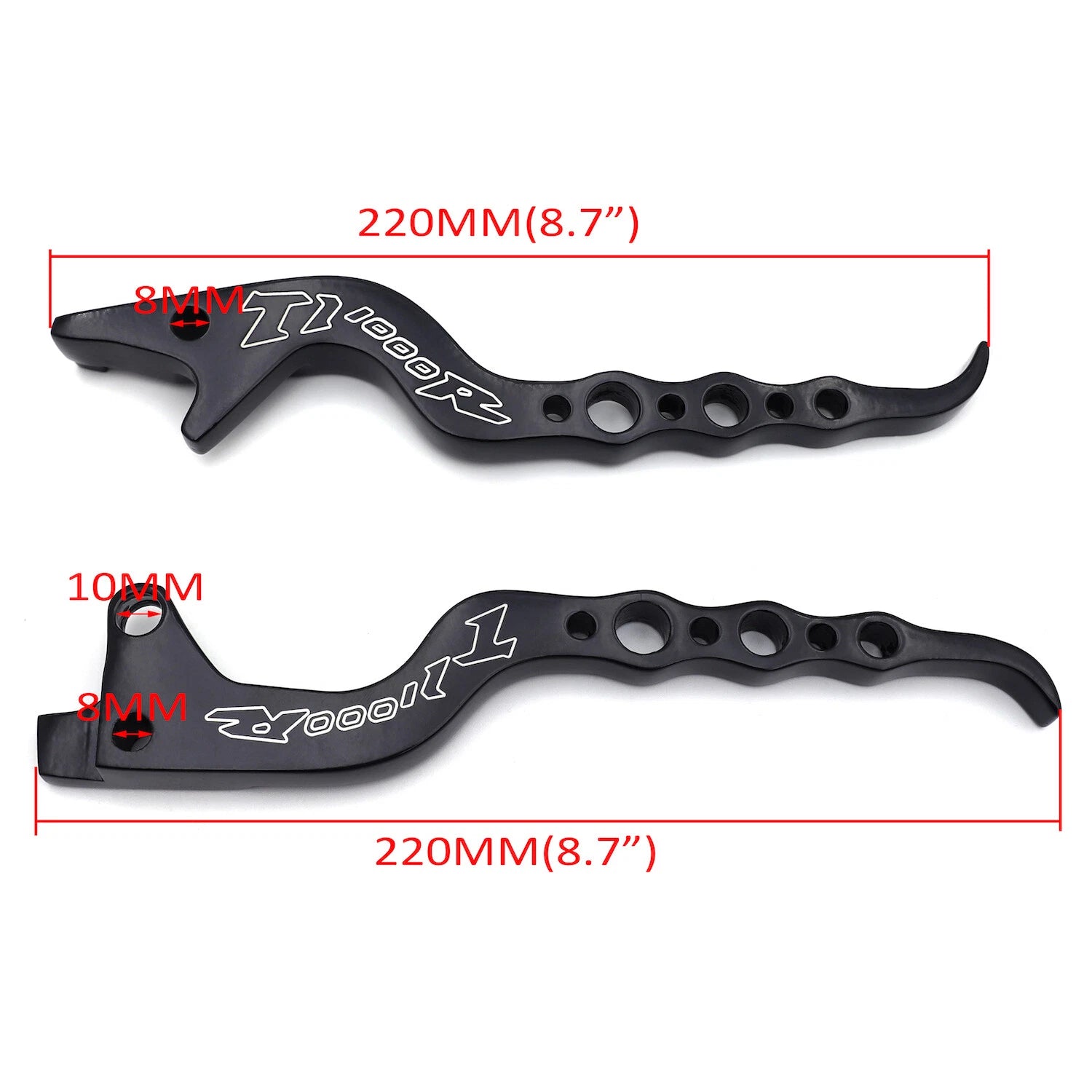Black Hand Brake Clutch Levers for Suzuki TL1000R (All Years)