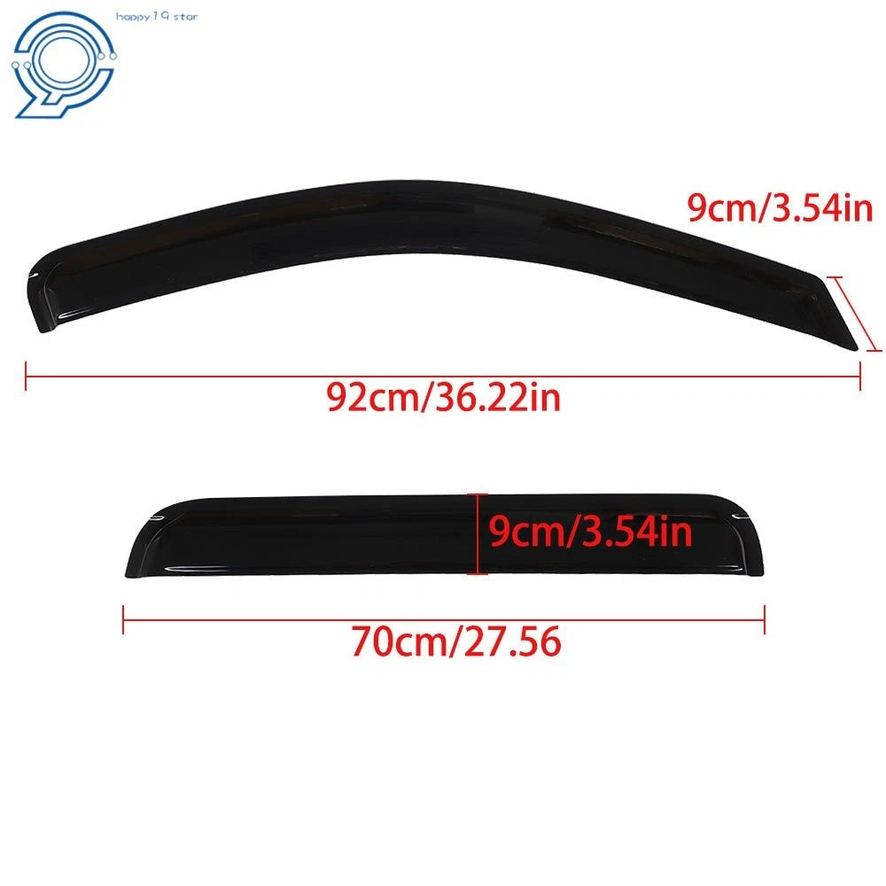 Smoke Window Visors for Jeep Grand Cherokee (2005–2010)