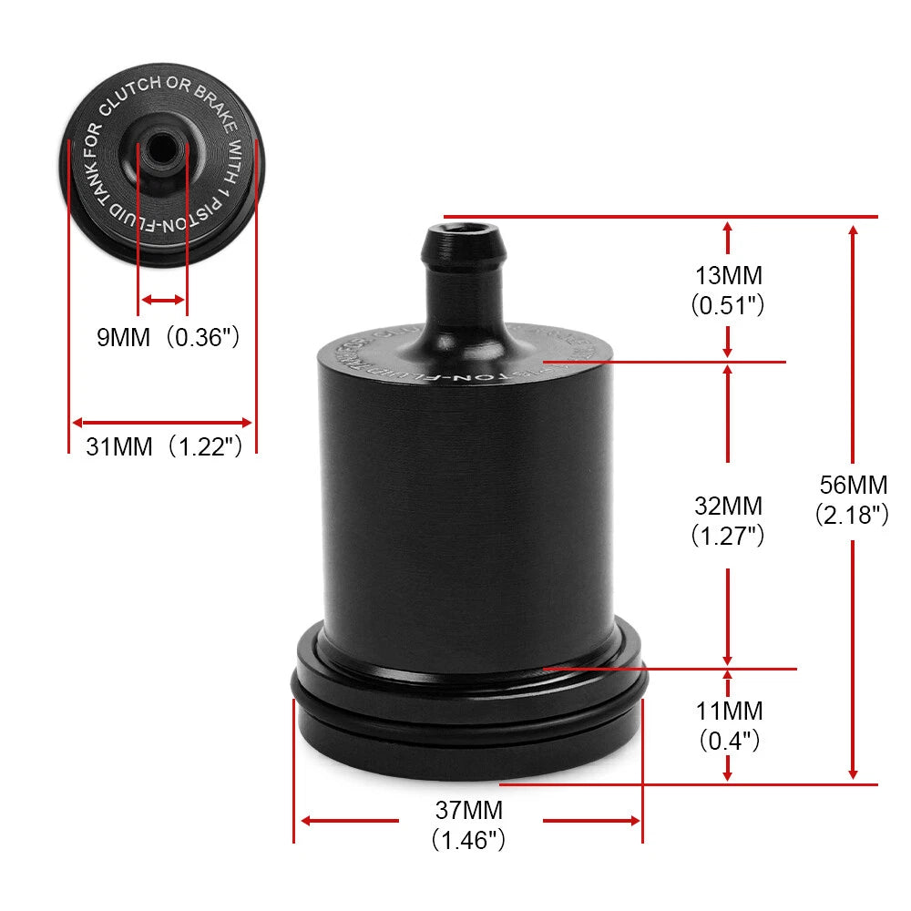 Brake Clutch Master Cylinder Oil Reservoir for Universal Motorcycle
