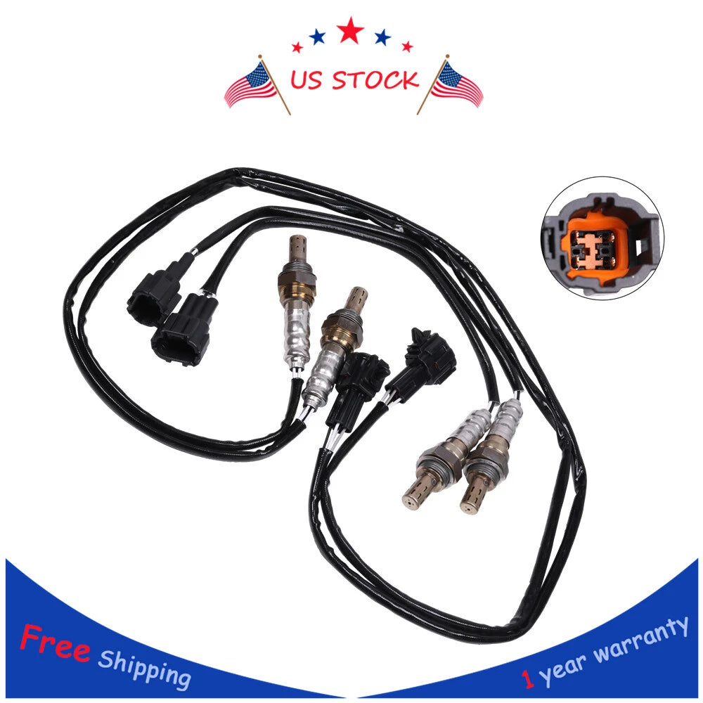 Set of 4 Oxygen Sensors for Nissan Frontier Xterra (2004)