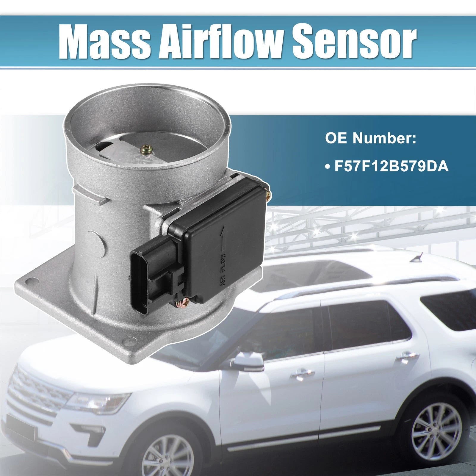 Mass Airflow Sensor for Ford Explorer (1995) No.F57F12B579DA
