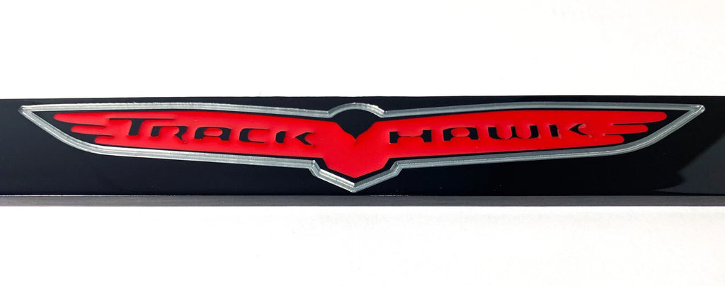 Matte Black Premium License Plate Frame for Jeep Trackhawk (2019–2020)