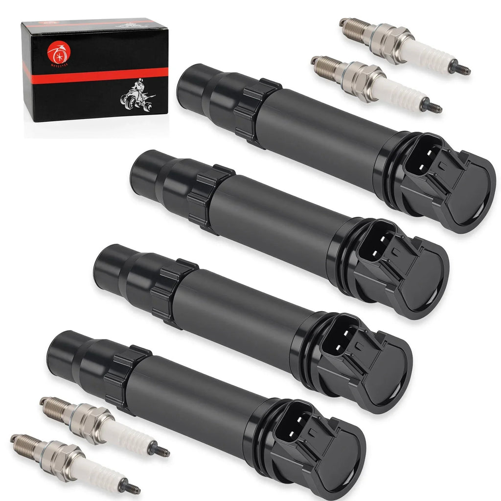 4X Ignition Coils Iridium Spark Plug for Honda CBR600RR (2007–2010)