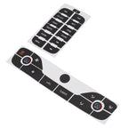 Radio + AC Button Repair Sticker for Ford SMax (2011)