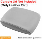 Leather Console Lid Armrest Cover for Nissan Maxima (2004–2008) Gray