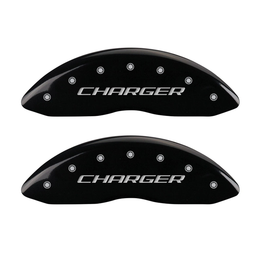 Set of 4 Gloss Black Caliper Covers for 2006–2018 Dodge Charger