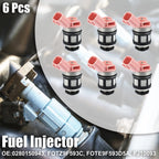 6pcs Fuel Injector Nozzle 16600-9S200 for Nissan Frontier Xterra (2003–2004)