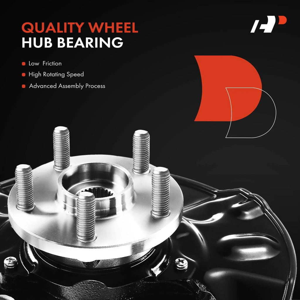 Front Steering Knuckle and Hub Bearing for Toyota Corolla (2003–2008)