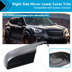 Right Side Mirror Lower Cover Trim for Subaru Forester XV (2012–2018)