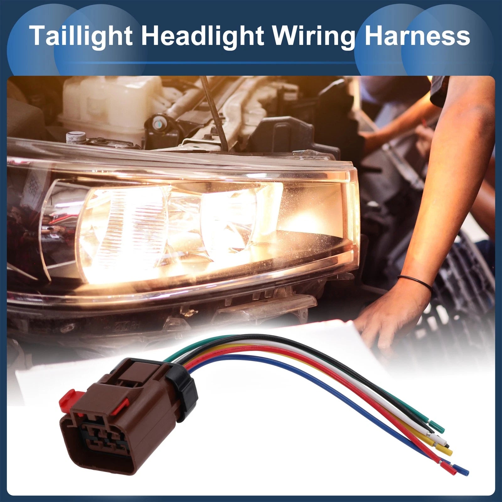 Headlight Wiring Harness Assembly No.5013984AA for Jeep Grand Cherokee (2005–2010)
