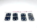 Set of 4 Stainless Steel Marine Hinges 2.75'' x 1.5'' for GEMLUX