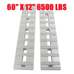 Set of 2 Aluminum Trailer Ramps for Truck Car (6500 lbs Capacity)