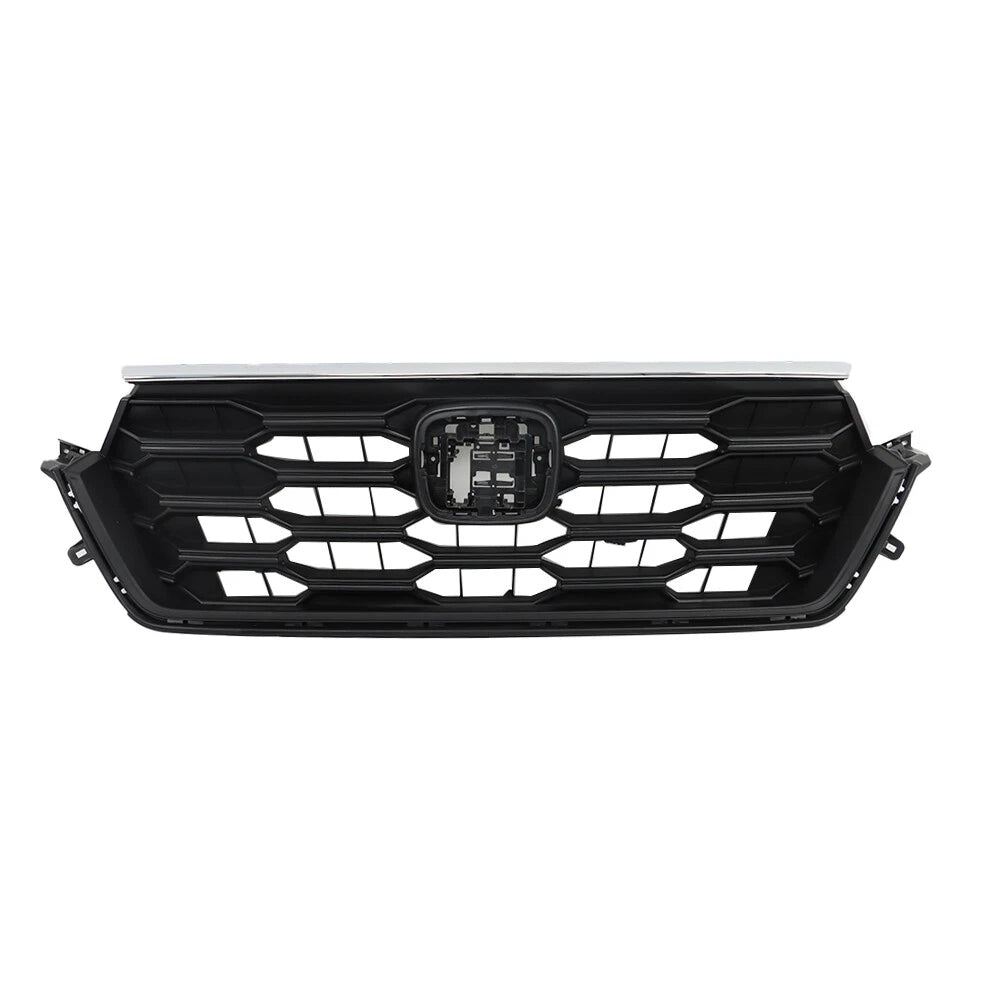 Front Upper Grille Assembly for Honda CR-V (2023–2024) Matt Black Honeycomb