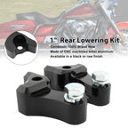 1" Rear Lowering Kit for Harley Touring FLHX FLHR FLHT (2009–2025)