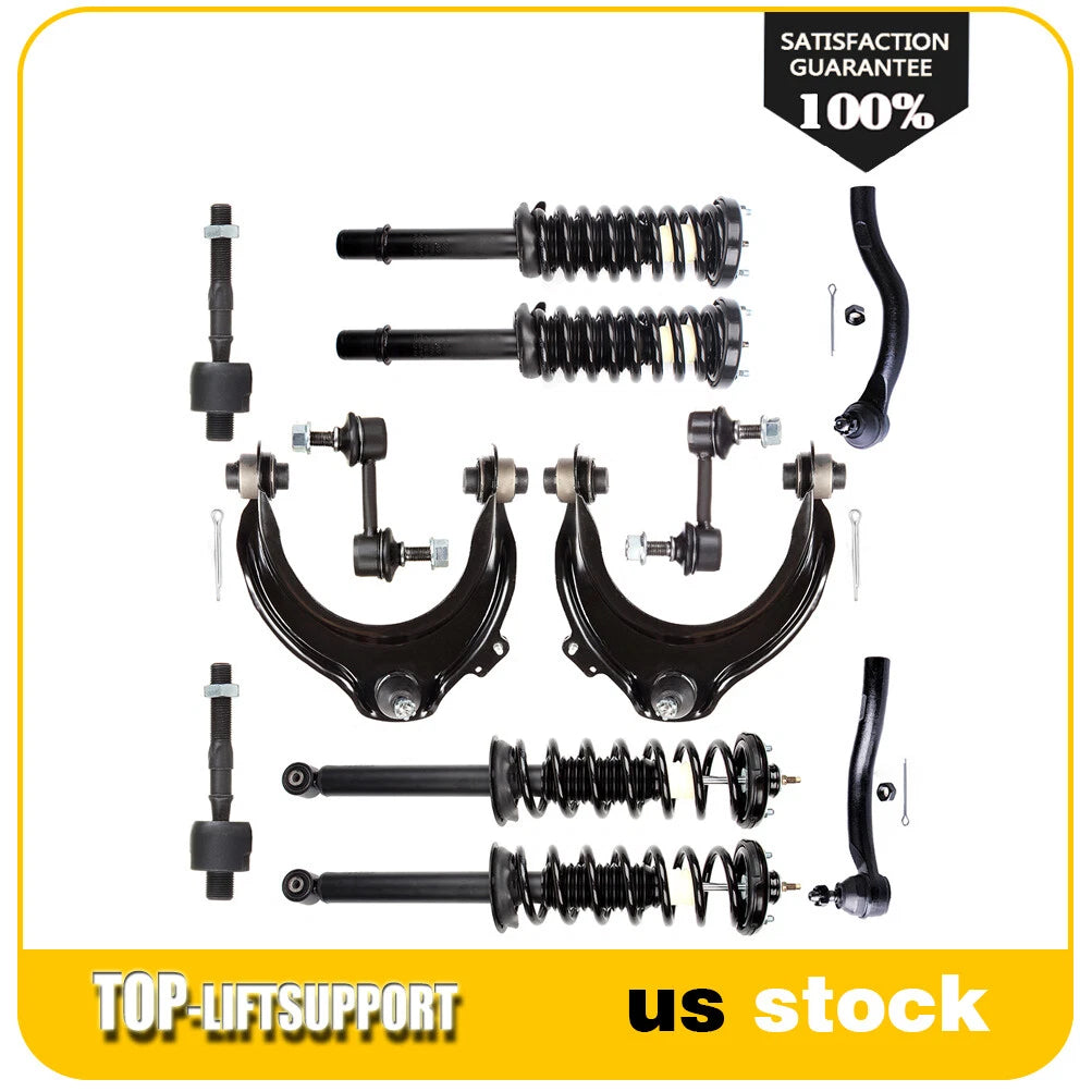 Set of 4 Struts and Coil Springs for Honda Accord (2003–2007)