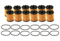 Set of 12 Engine Oil Filters for Dodge Fiat Jeep 1.4L L4 GAS
