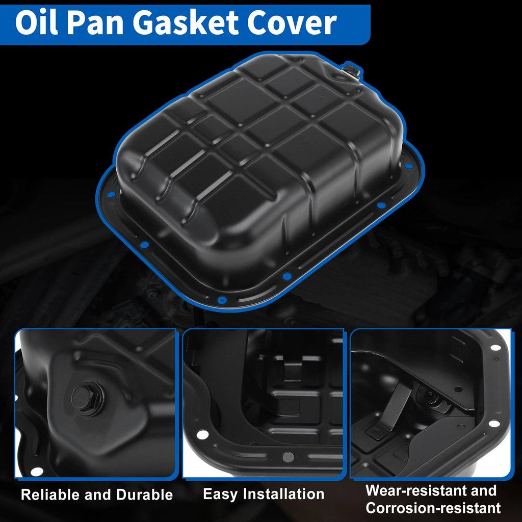 Engine Oil Pan Sump with Drain Plug 111106KA0B for Nissan Pathfinder (2017–2020)