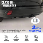 2 Inch Trailer Towing Hitch for Toyota Highlander (2014-2019)