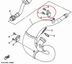 Exhaust Pipe Mount for Yamaha Blaster IT125 IT175 IT250 IT425 IT465 IT490 (1988–2006)