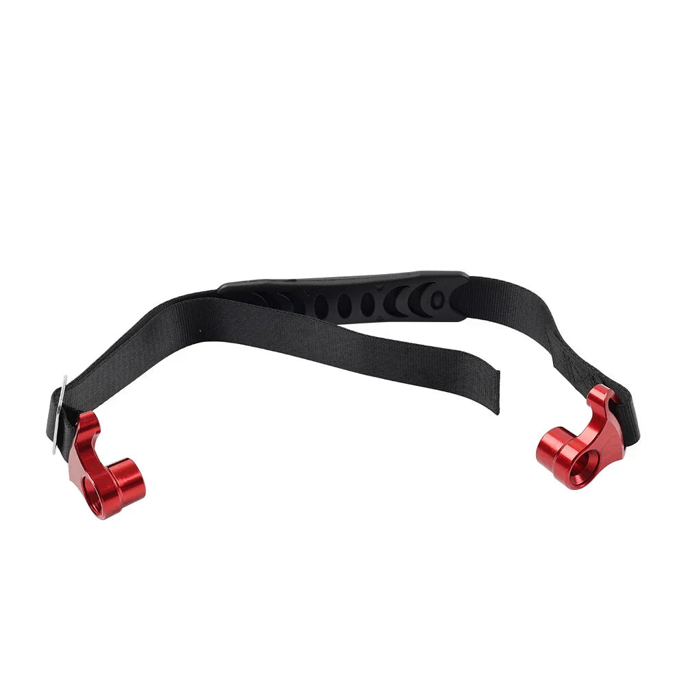 Rear Seat Rescue Pull Strap Sling Belt for Honda & Suzuki Dirt Bike Red