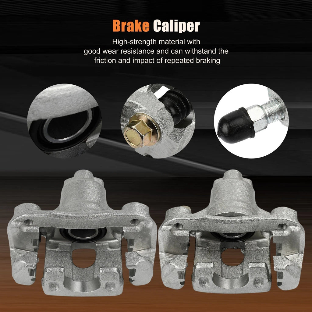 Brake Calipers w/ Bracket & Ceramic Pads for Toyota Avalon Solara (2005–2007)