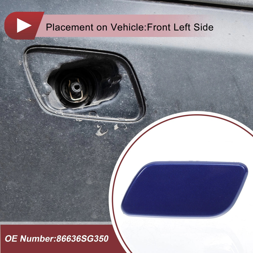 Front Left Washer Nozzle Cover Cap for Subaru Forester (2016–2018) Blue