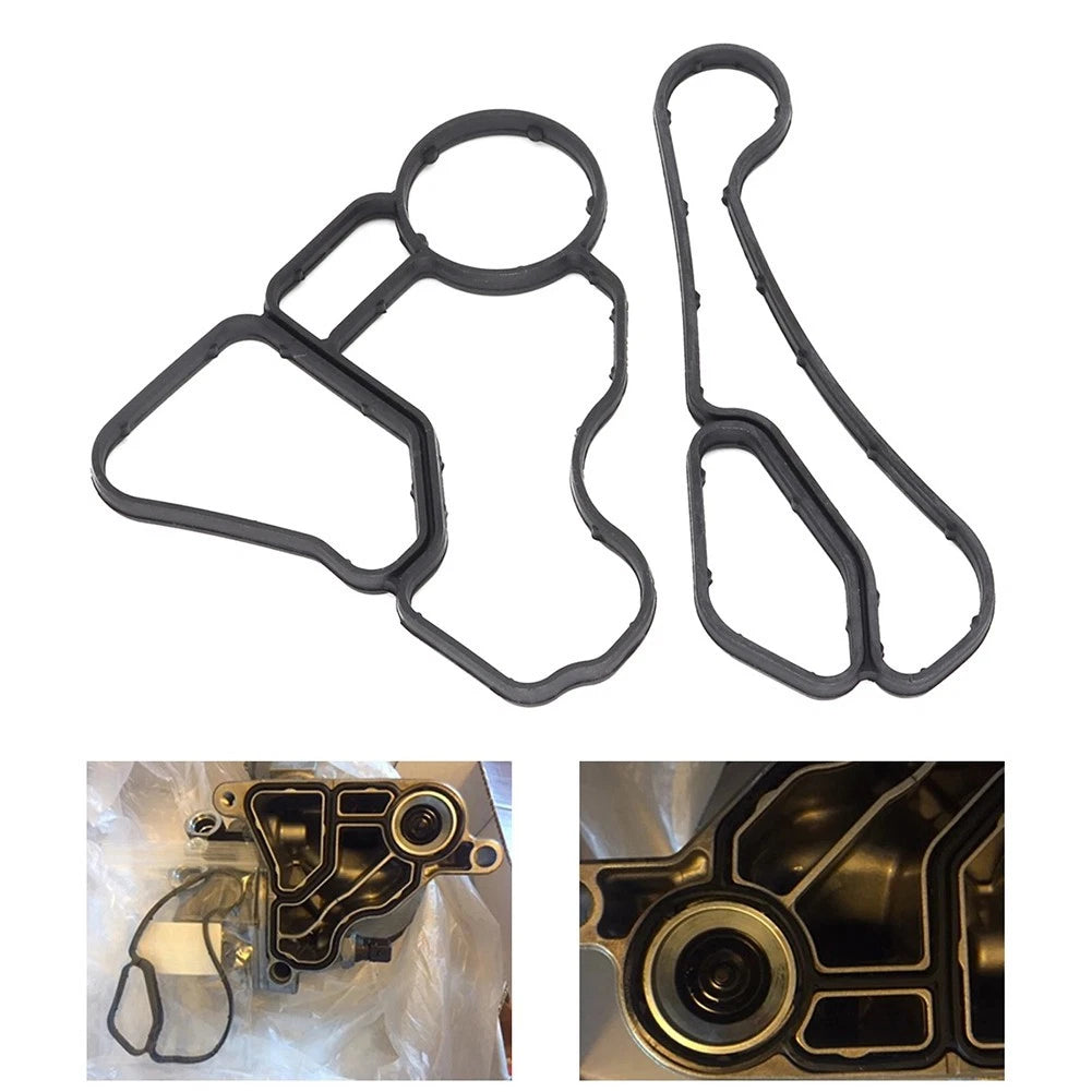 Engine Oil Filter Housing Gasket & Cooler Seal Set for BMW F30 F31 F34 (2012–2019)