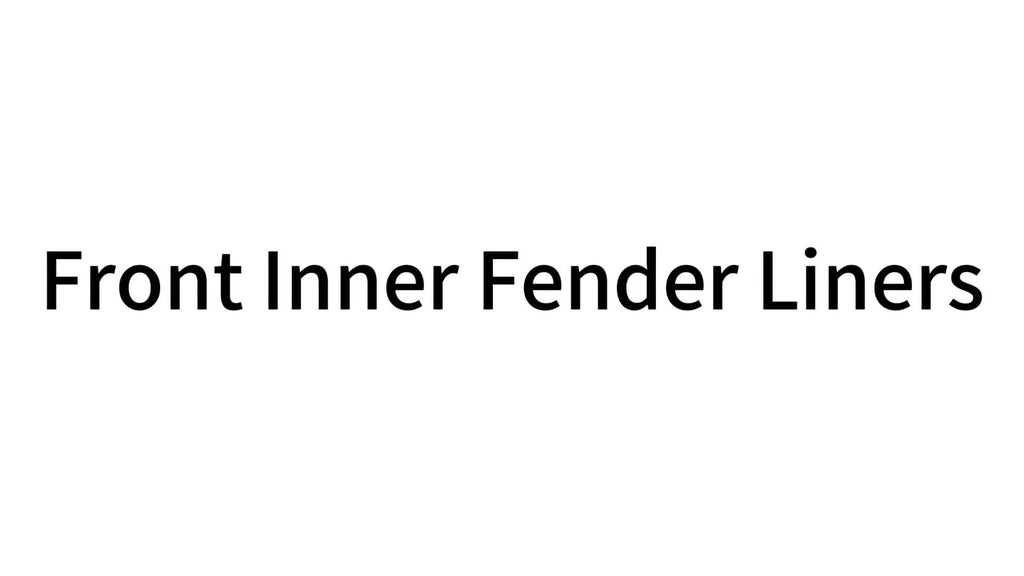 Solid Aluminum Front Inner Fender Flares for Jeep Wrangler JK (2007–2018)